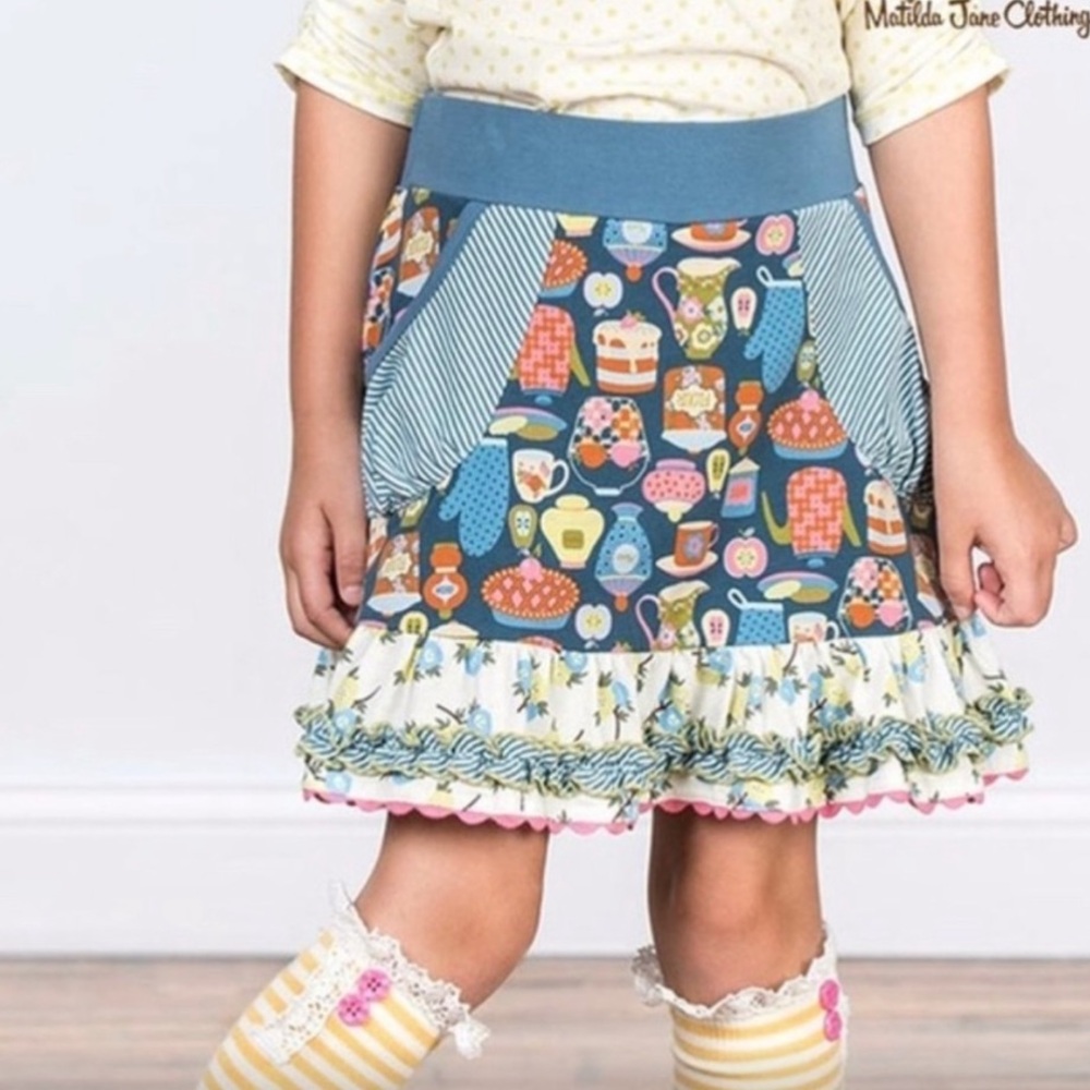 Matilda Jane Flair for the Dramatic Tea Party Skort Size 2 Toddler